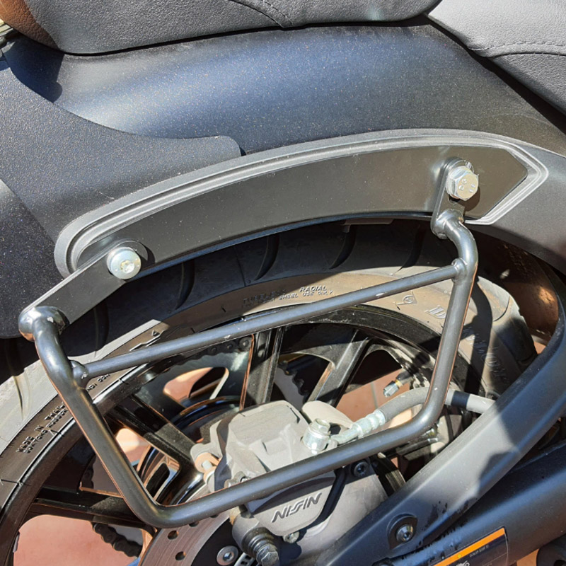 SPAAN Soporte alforjas Klick Fix KAWASAKI VULCAN S 650 sin respaldo