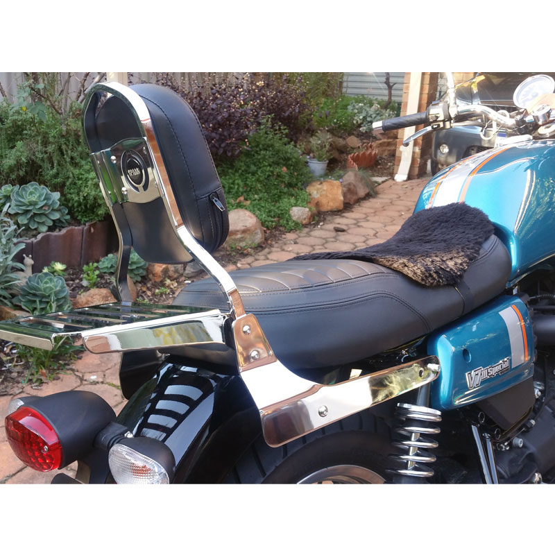 Respaldo CON porta Moto Guzzi V7 III