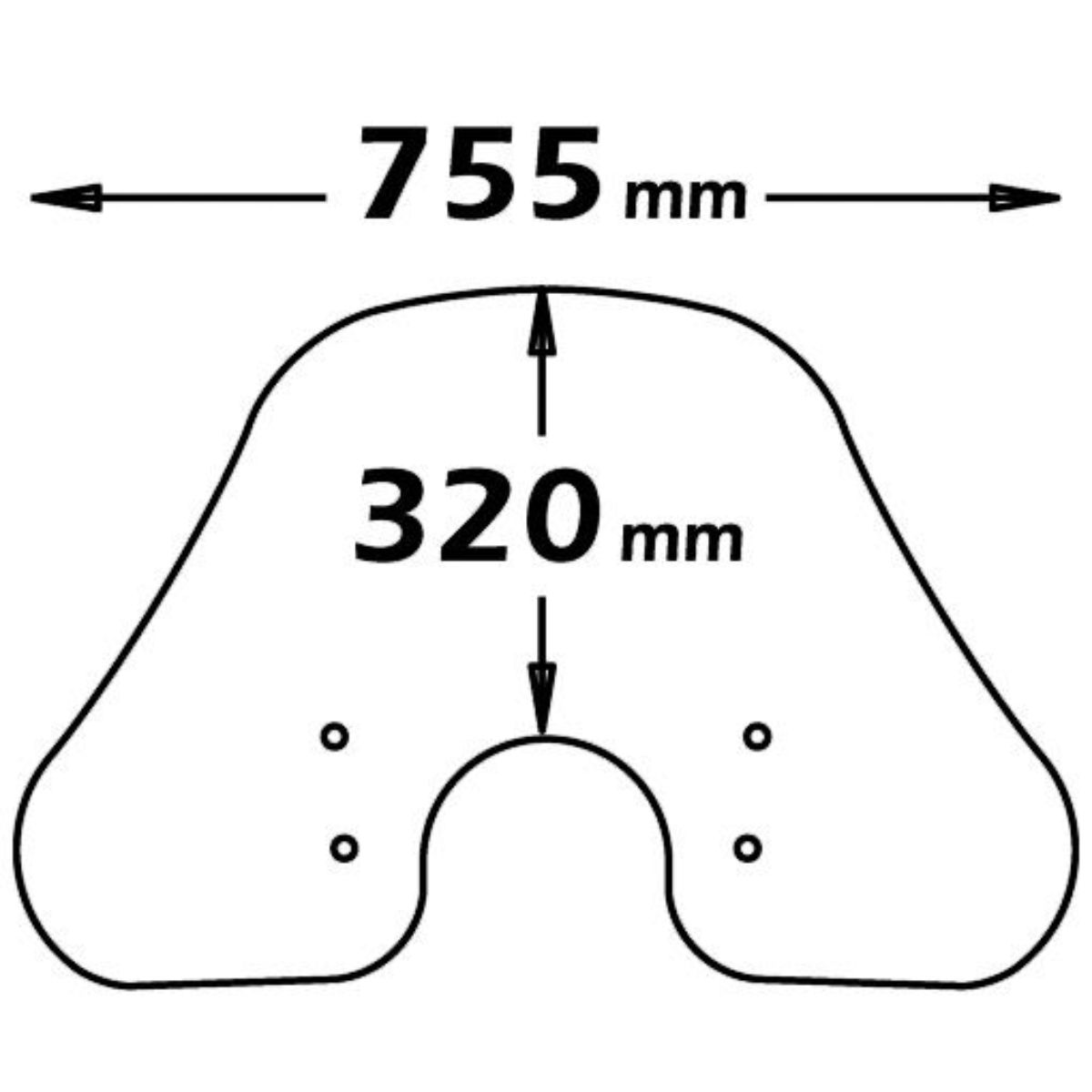 Parabrisas verano Vespa 125-200-250 GT / 300 GTS 2003-2018