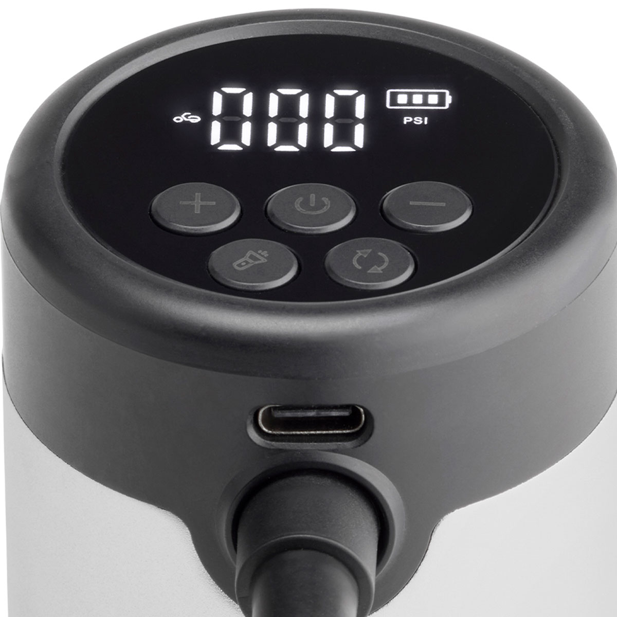 Compresor de bateria recargable por USB