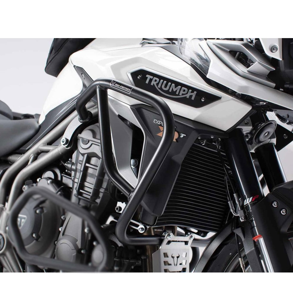 Defensa motor SWMotech negro Triumph Tiger Explorer XR-XRx-XRt