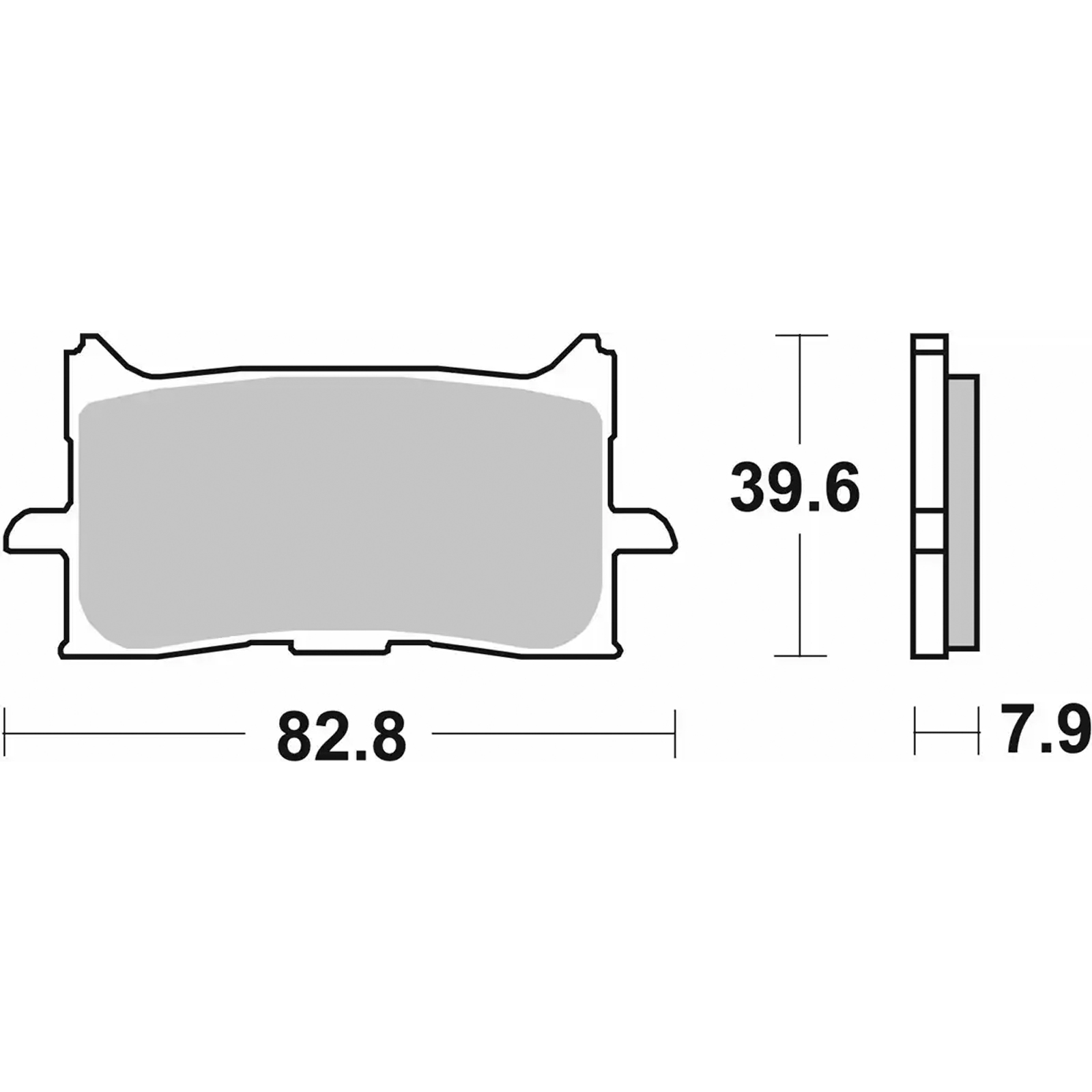 Pastillas de freno SBS sinterizadas scooter 241MS
