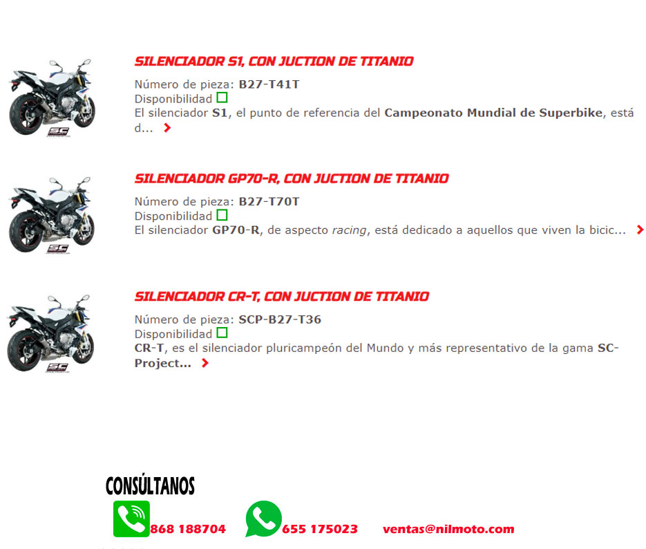 Escape SC Project S1000R 17-20