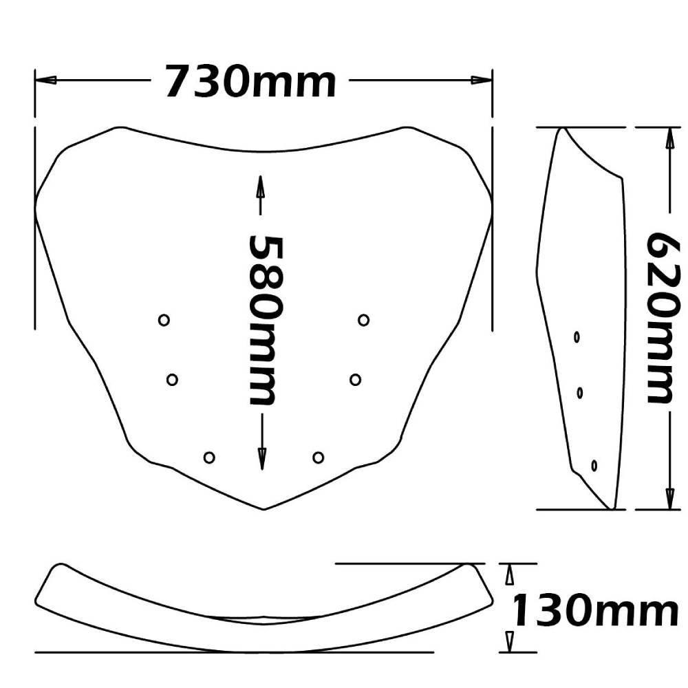 Cúpula Isotta Alta BMW K 1600 Grand America 2017-