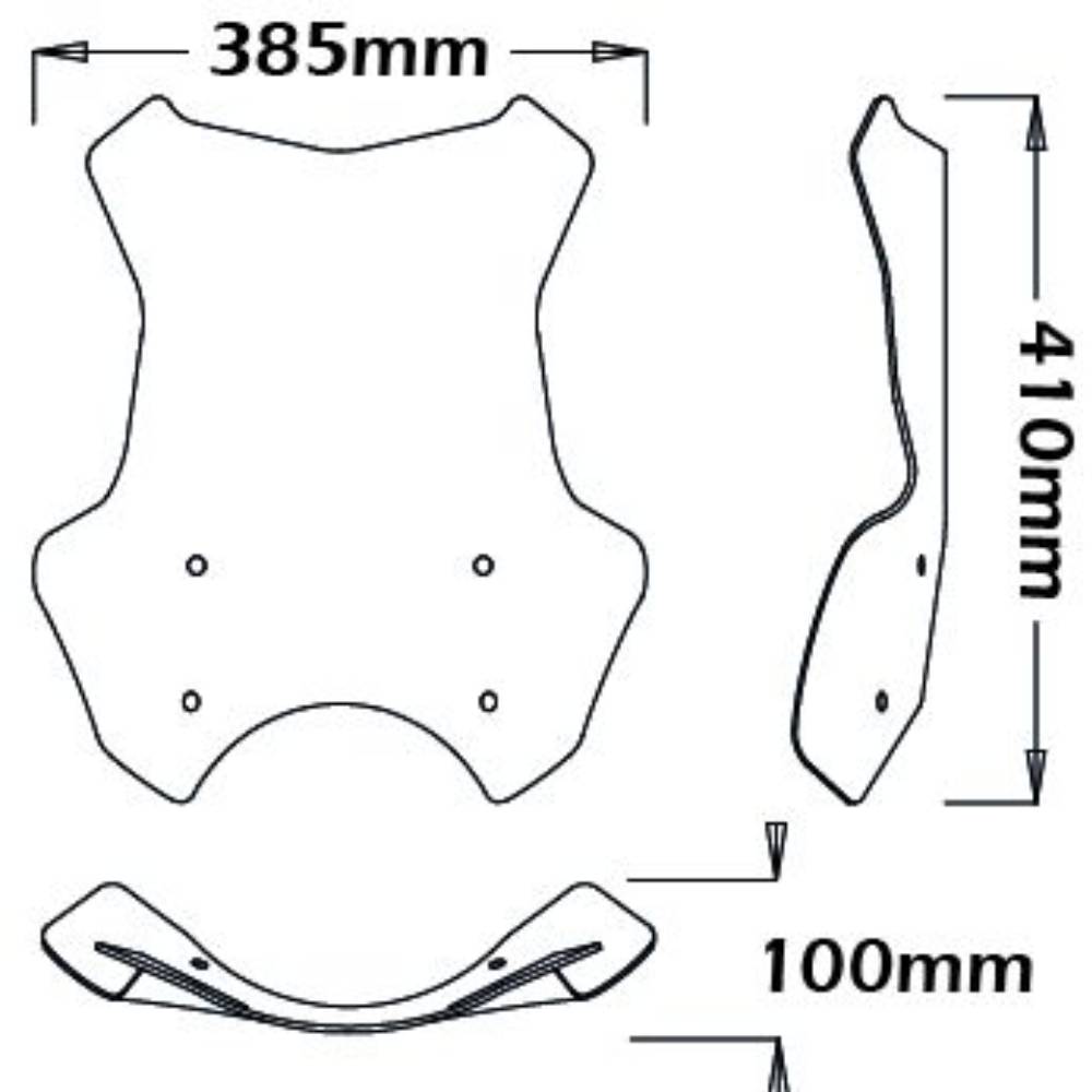Cúpula Isotta Standard Yamaha XSR 700 2016-2020