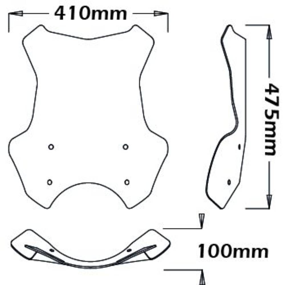 Cúpula Isotta Alto Yamaha XSR 700 2016-2020