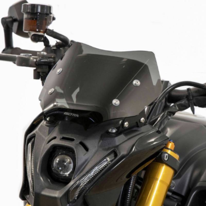 Parabrisas Bajo Ahumado Para Honda SH 125/150 (2017-2019) - Color Ahumado Oscuro, Medidas 455x355mm