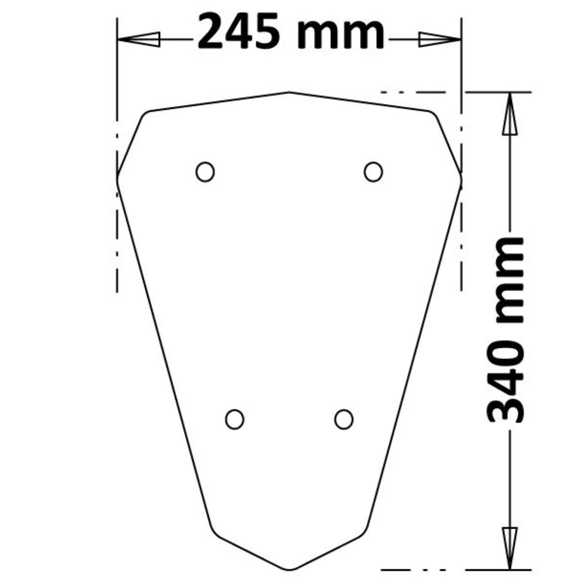 Parabrisas deportivo Yamaha Tracer 700 2020-