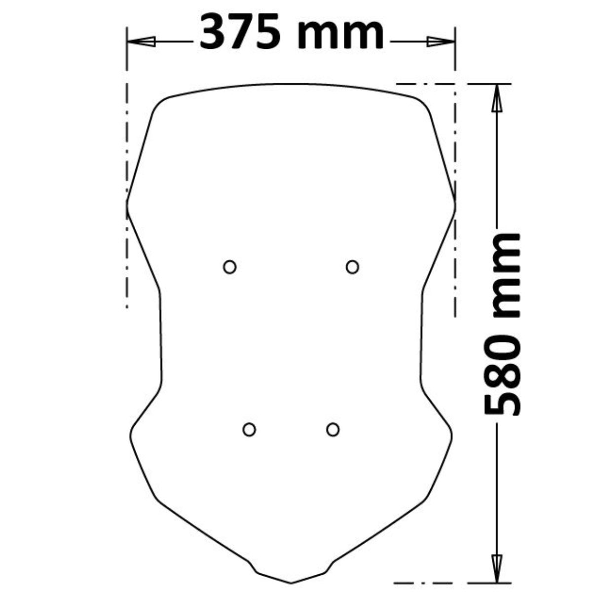 Parabrisas touring alta proteccion Yamaha Tracer 700 2020