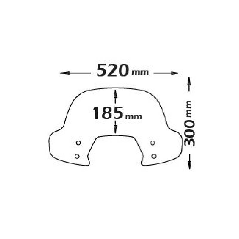 Parabrisas ISOTTA PIAGGIO vespa sprint 14-18