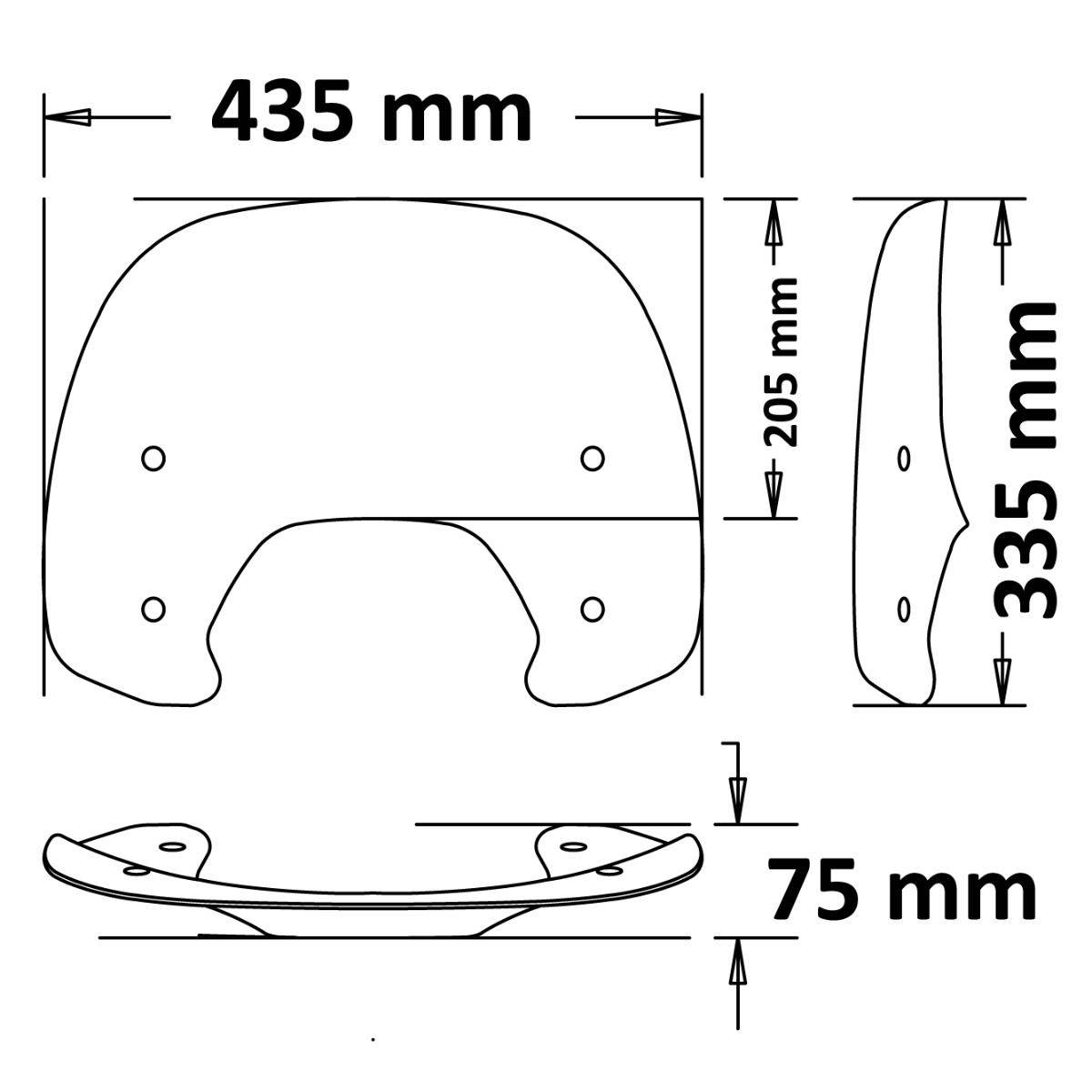 Parabrisas tipo original Piaggio VESPA Sprint 2014-2019