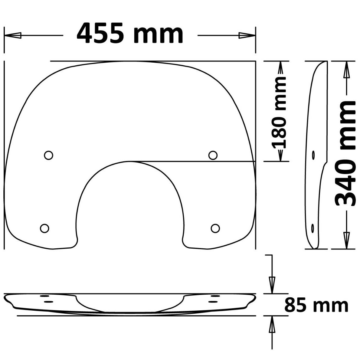 Parabrisas original ahumado Vespa Primavera 2014-2019