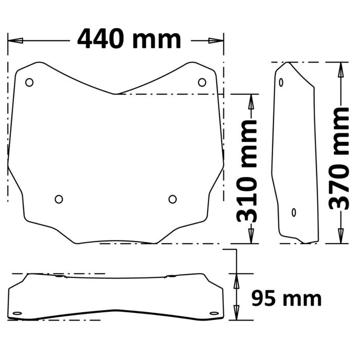 Parabrisas Honda SH 125i-150i-350 20+ 
