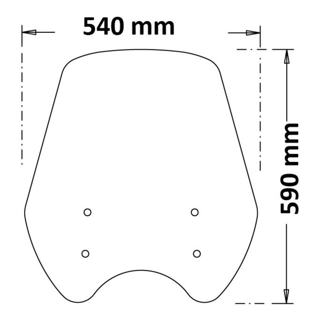 Cúpula Isotta Alta ROYAL ENFIELD SUPER METEOR 650 2023-