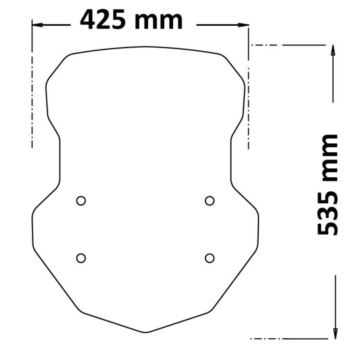 Parabrisas regulable Voge Valico 500 2021-2022