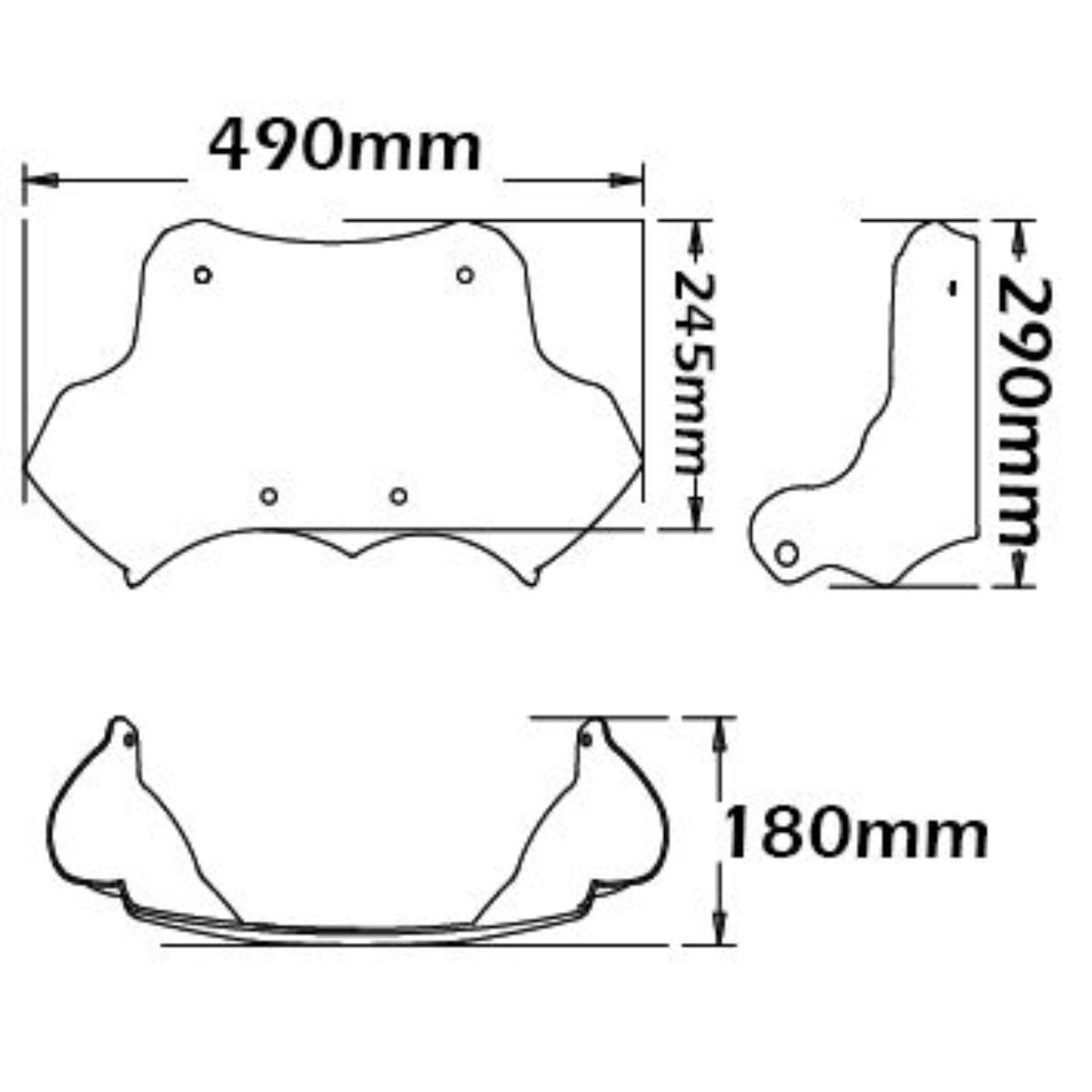 Parabrisas verano BMW R1200GS Adventure 2006-2013