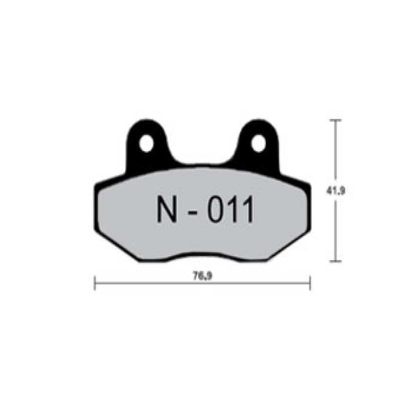 ZCOO Pastillas freno delantero moto N011  Race
