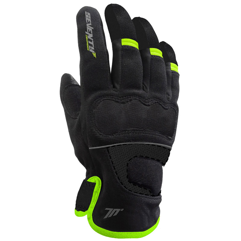 Guantes Moto de Invierno SD-C43 negro-fluor