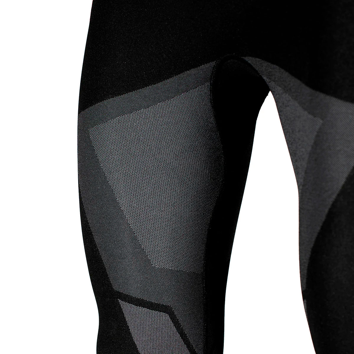 Pantalon termico largo unisex negro gris Seventy Degrees