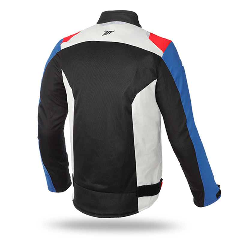 Chaqueta Racing Hombre SD-JR48 negro-azul-rojo