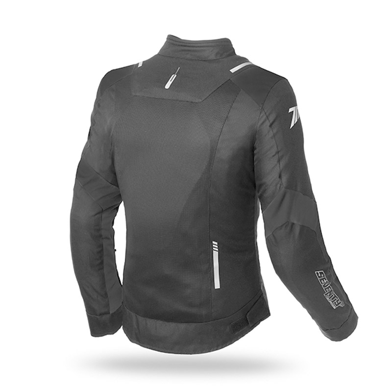 Chaqueta moto mujer verano JR54 negro
