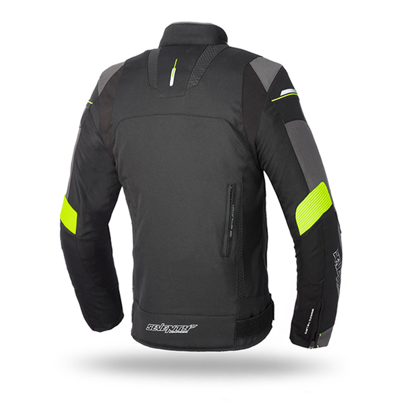 Chaqueta Moto SD-JR69 negro-fluor