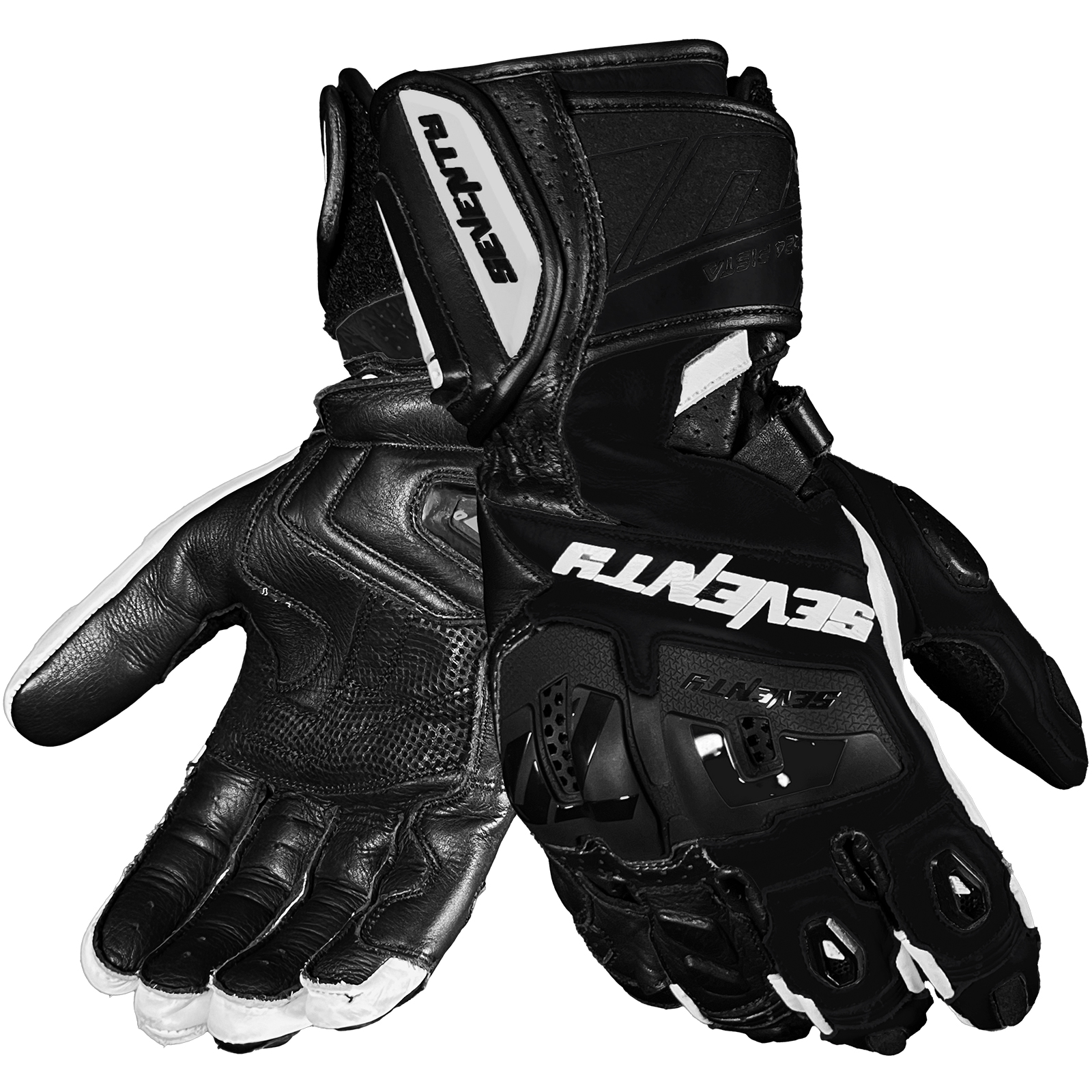 Guantes racing SD-R24 Negro / Blanco