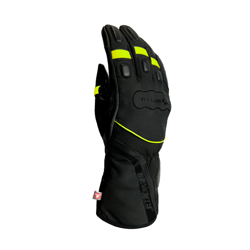 Guantes de Moto T7 Invierno Negros Seventy fluor