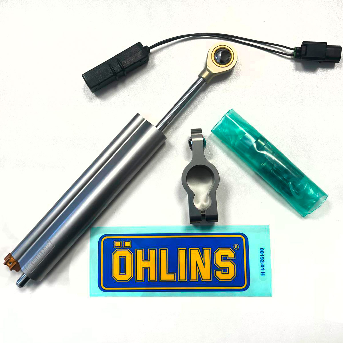 Amortiguador direccion Ohlins Suzuki GSXR Plata