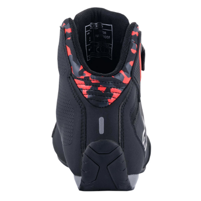 Zapatillas moto SEKTOR WP Camuflaje rojo