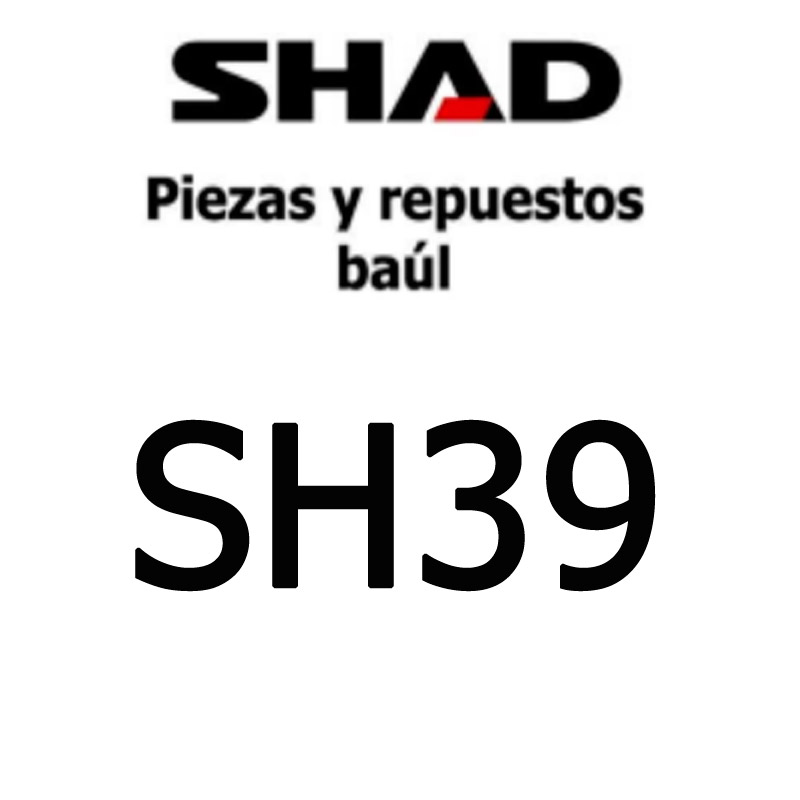 SHAD recambios y despiece maleta top case SH39