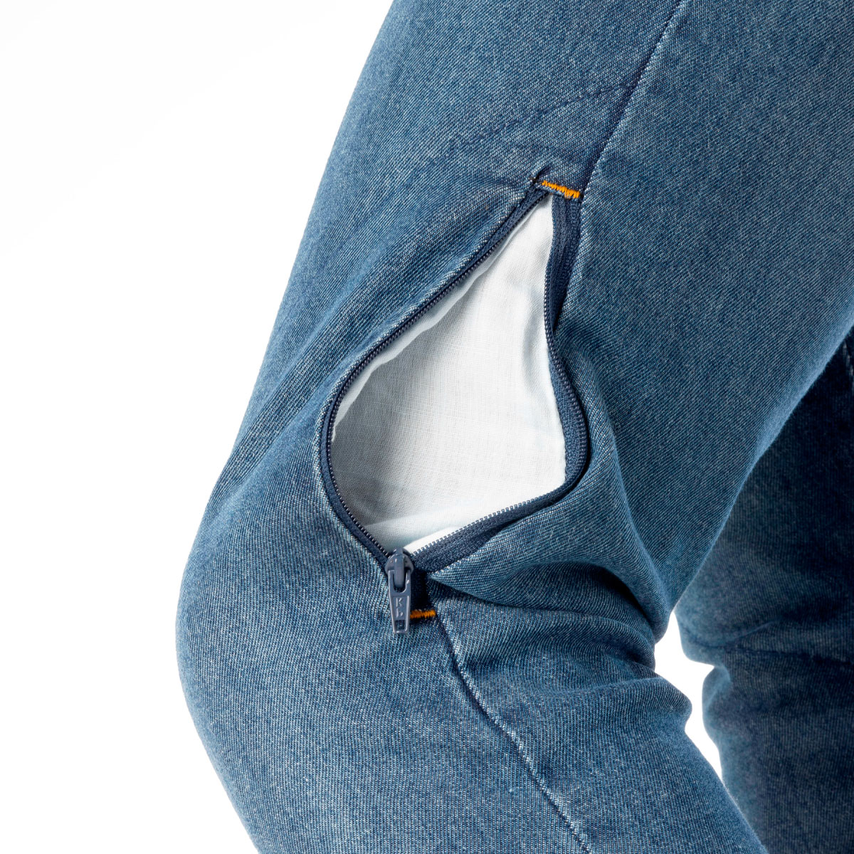 Pantalon vaquero moto Rainers SOLIDO Azul Claro