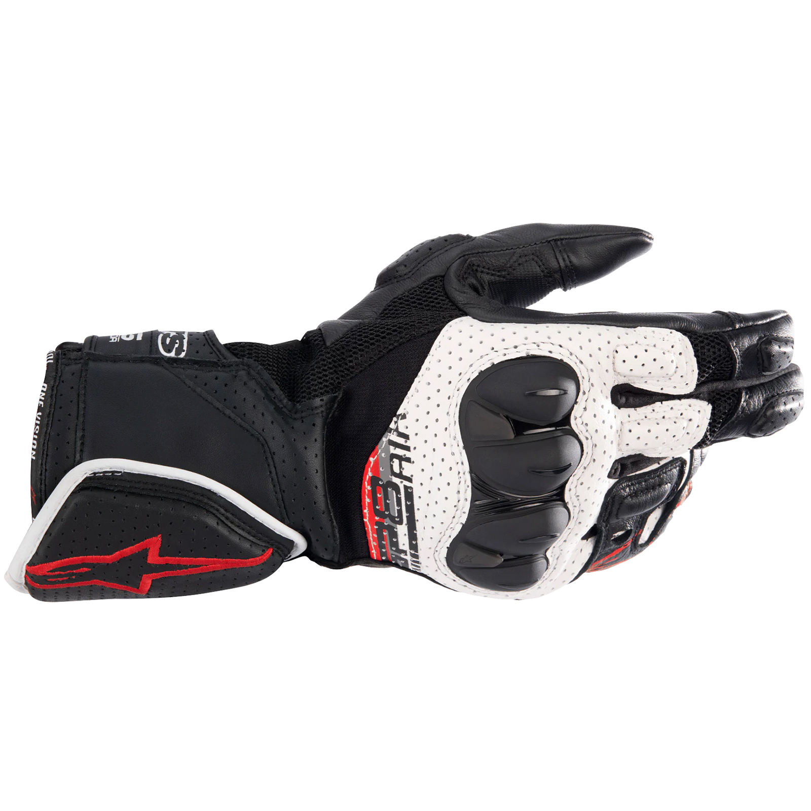 Guantes Alpinestars SP-8 V3 AIR negro-blanco