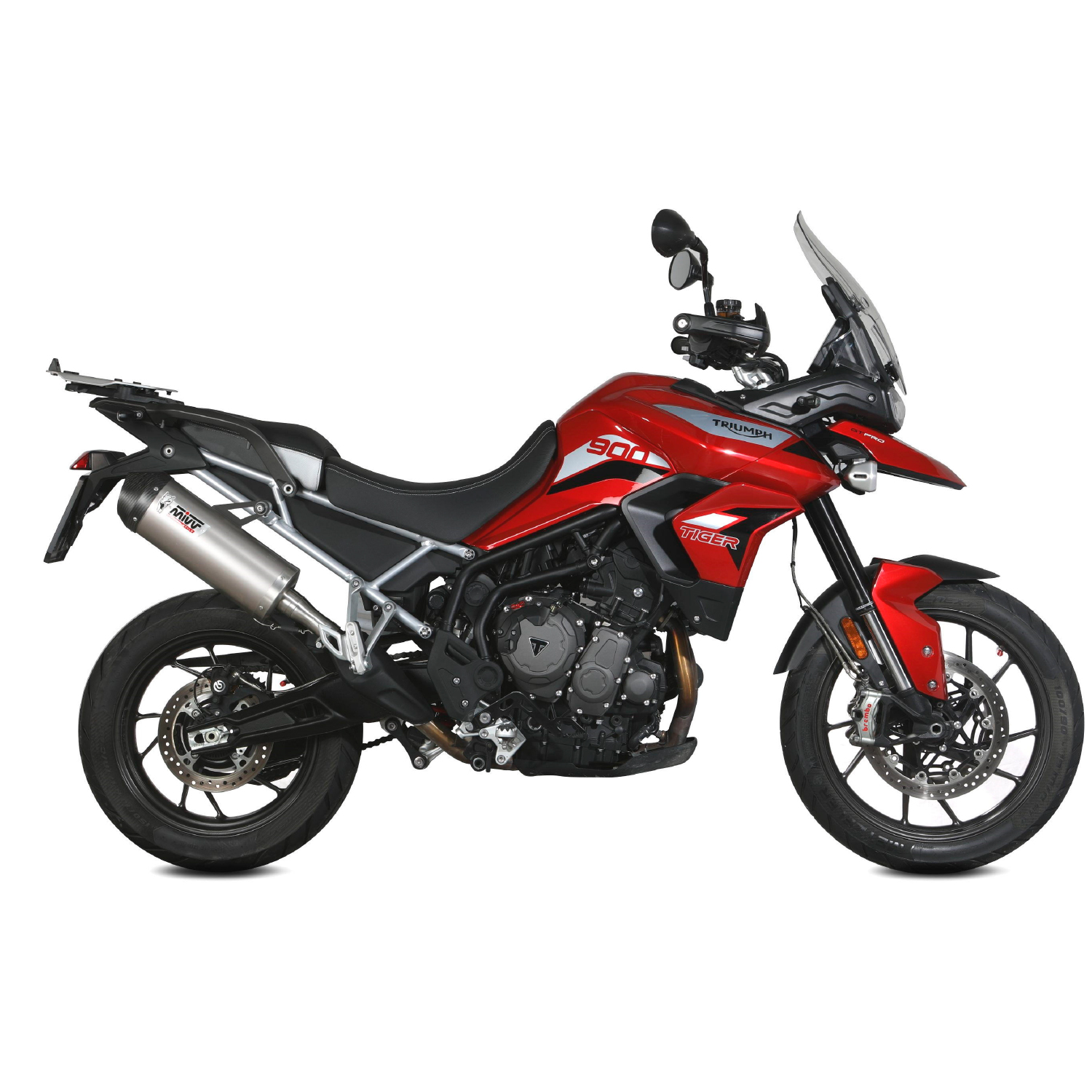 Escape Mivv Oval carbono Triumph Tiger 900 21-