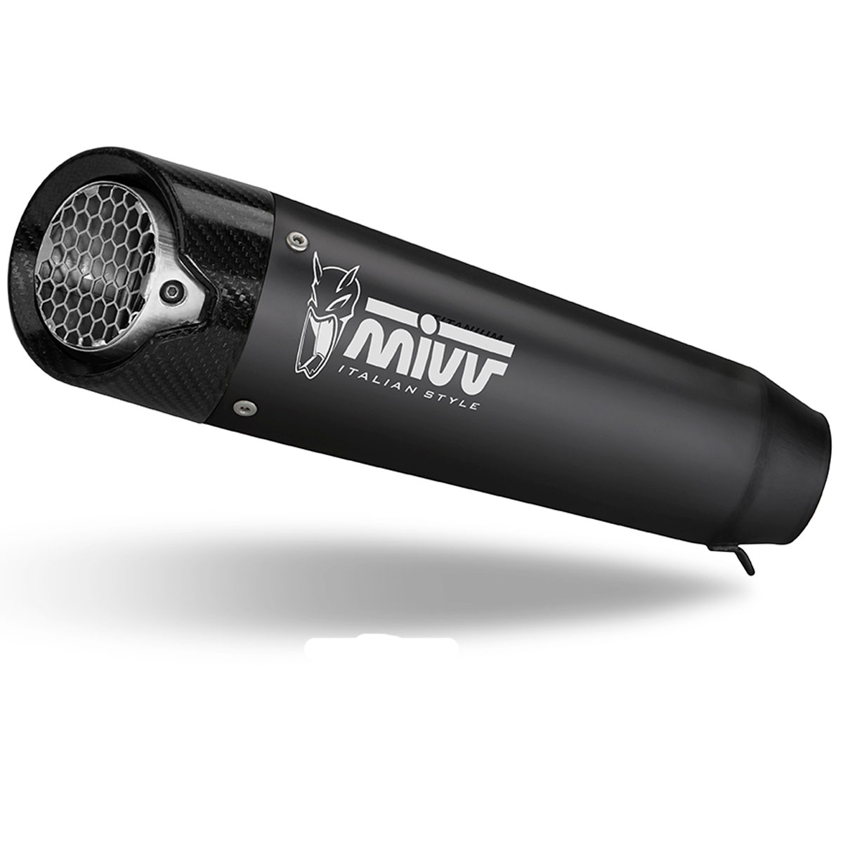 Escape Mivv X-M5 negro Triumph Street Triple 765 R 25+