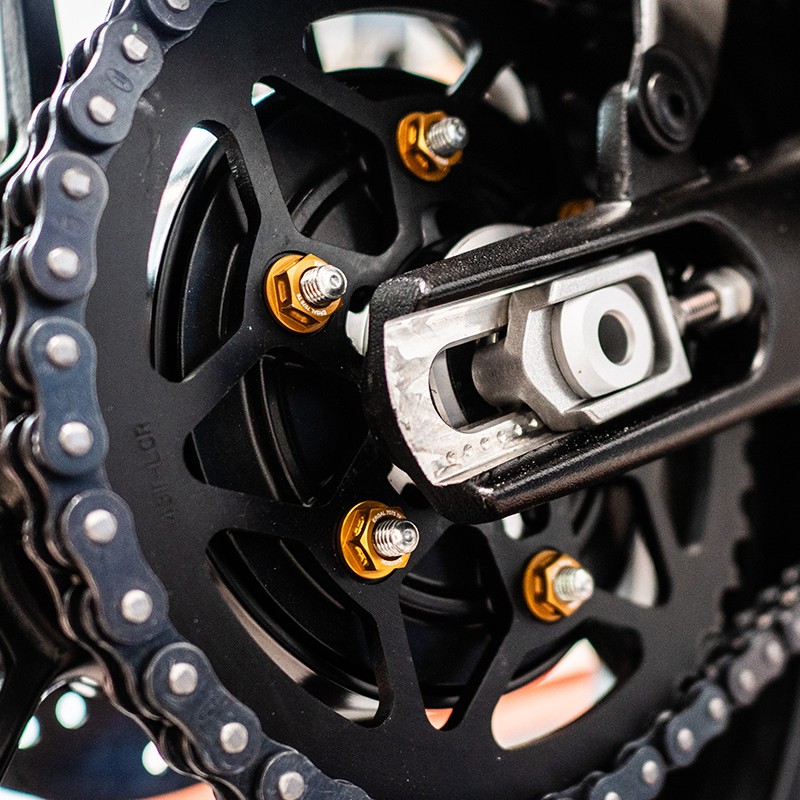 Kit 6 Tuercas de corona M8X1,25