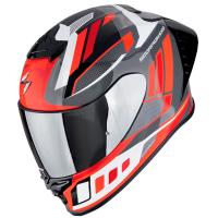 Casco moto Scorpion EXO-R1 EVO II AIR VITAL Gris Blanco Rojo
