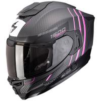Casco moto Scorpion EXO-1500 CARBON AIR ZITY Negro Rosa