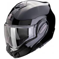Casco moto Scorpion Exo-Tech EVO PRO fibra SOLID Negro Brillo