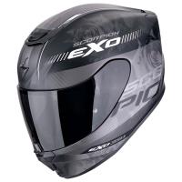 Casco moto Scorpion EXO-391 AVA Negro Mate Plata