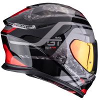 Casco moto Scorpion Exo-GT SP Air ARTEN Negro Rojo