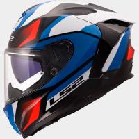 Casco LS2 CHALLENGER II VIPER Blanco Azul Rojo