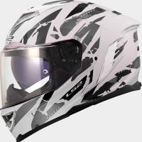 Casco LS2 STORM  III KAOS Blanco Gris