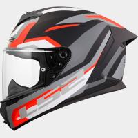 Casco LS2 RAPID III HYPER Negro Rojo