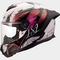 Casco LS2 RAPID III BOHO Blanco Negro Rosa