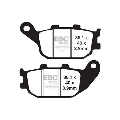 pastilla de freno ebc sinterizada scooter hh sfa358hh