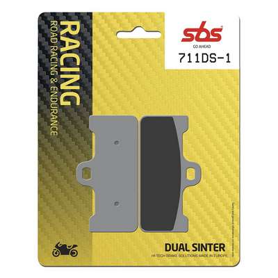 pastillas de freno sbs sinterizadas racing 711ds-1