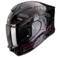 Casco moto Scorpion EXO-530 AIR FOND Negro Rosa