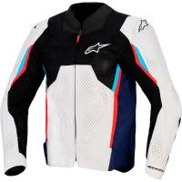 Chaqueta Alpinestars AST AIR V3 Plateado / Azul / Rojo