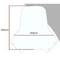 Cupula Touring PowerBronze Ducati DesertX 22+ DesertX Rally 24+ 47cm